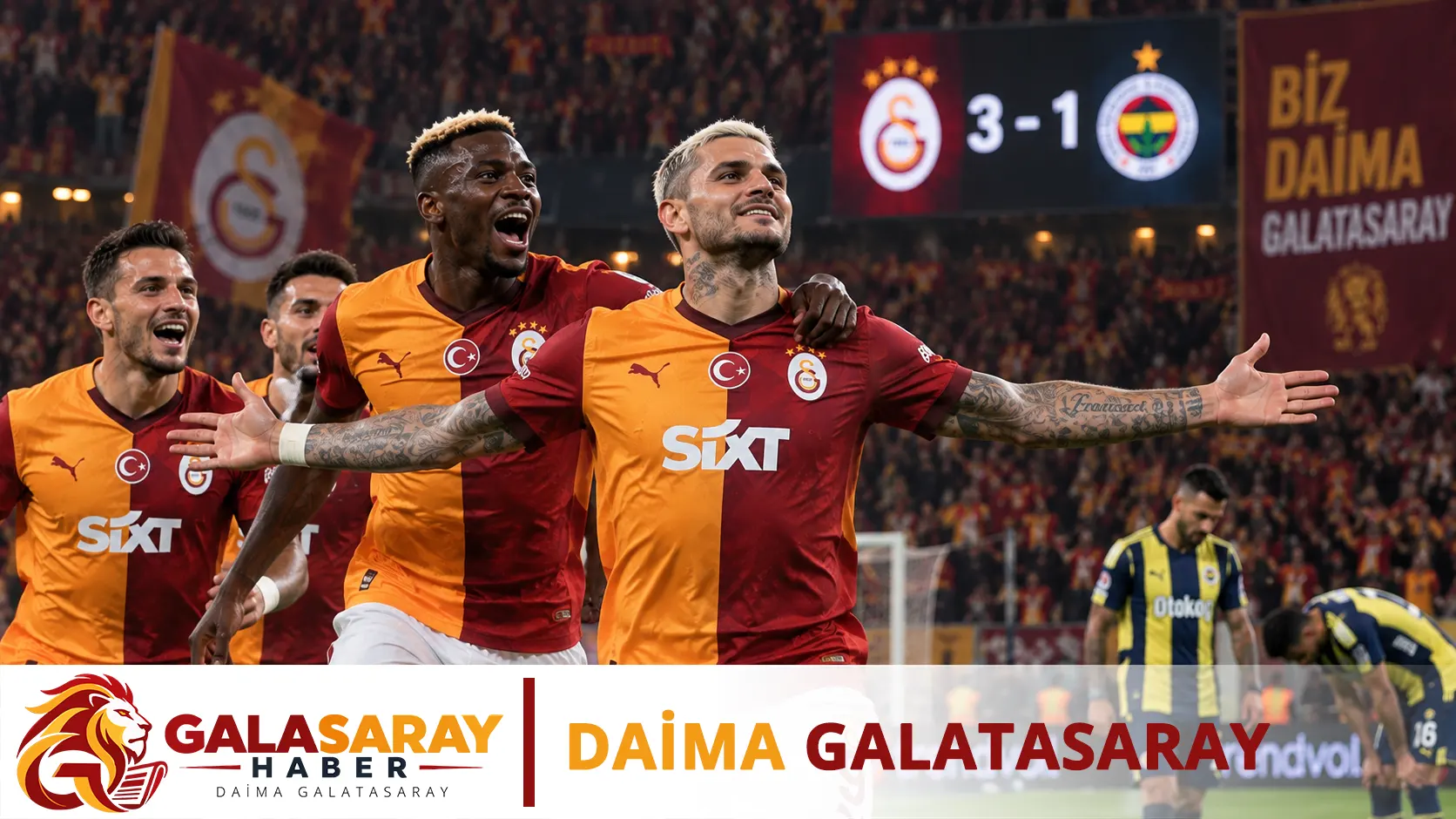 Derbide gülen taraf Galatasaray