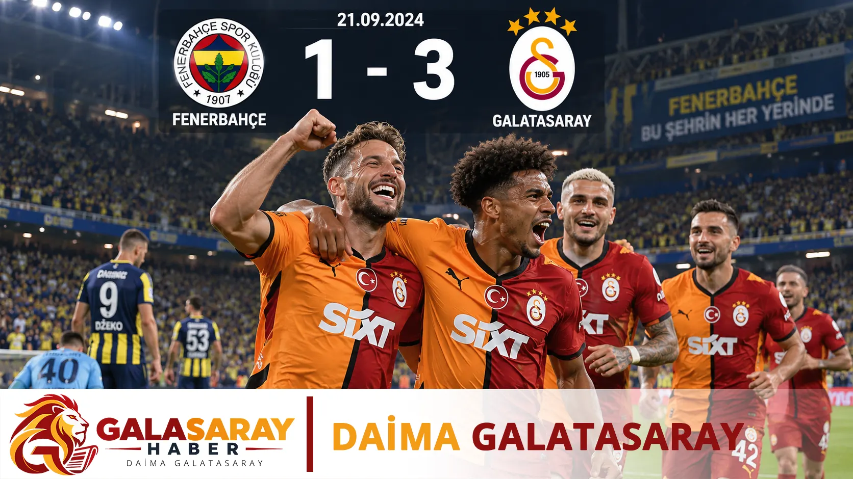 Dev derbide Galatasaray sevindi