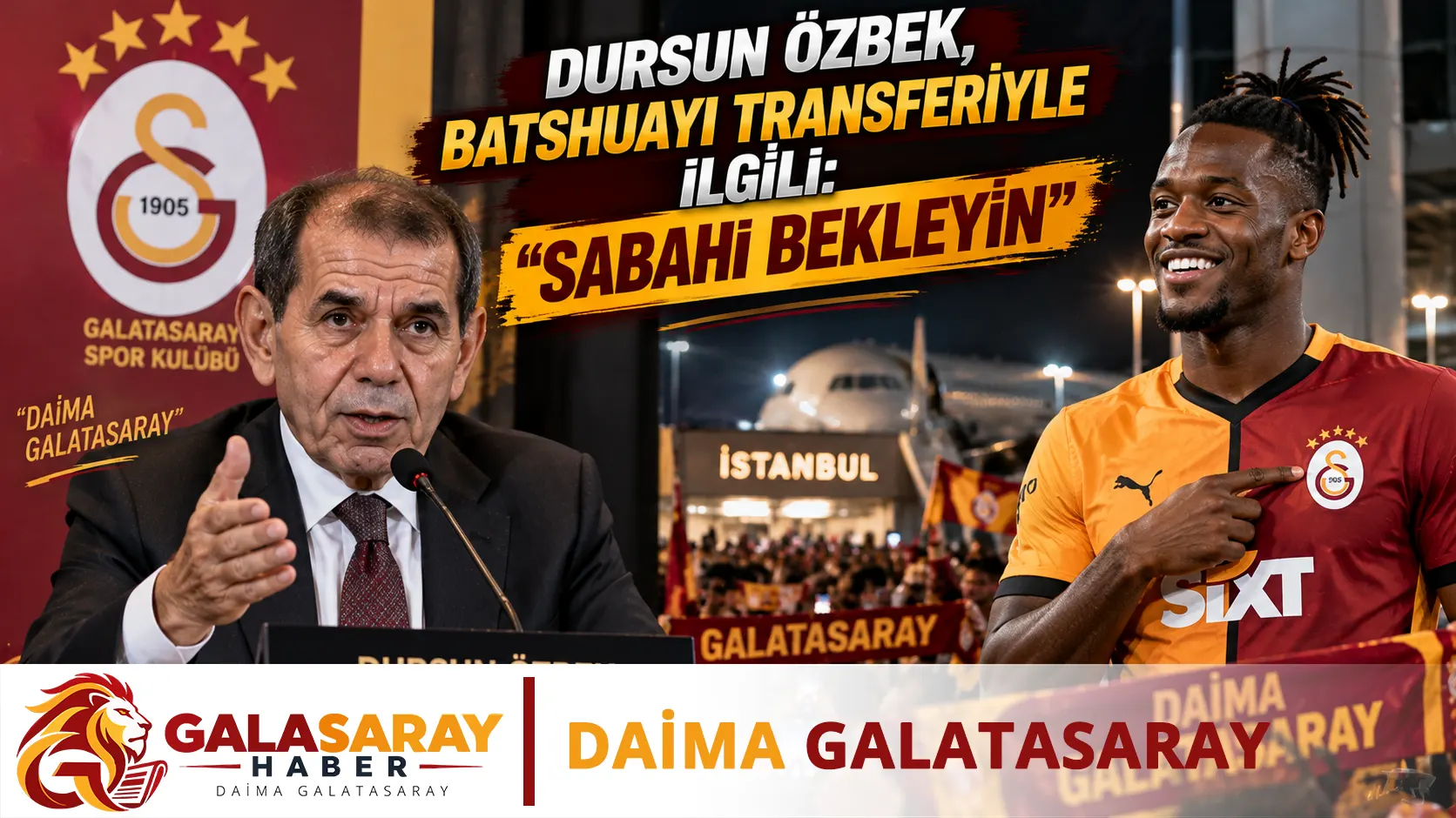 Dursun Özbek, Batshuayi transferiyle ilgili: Sabahı bekleyin