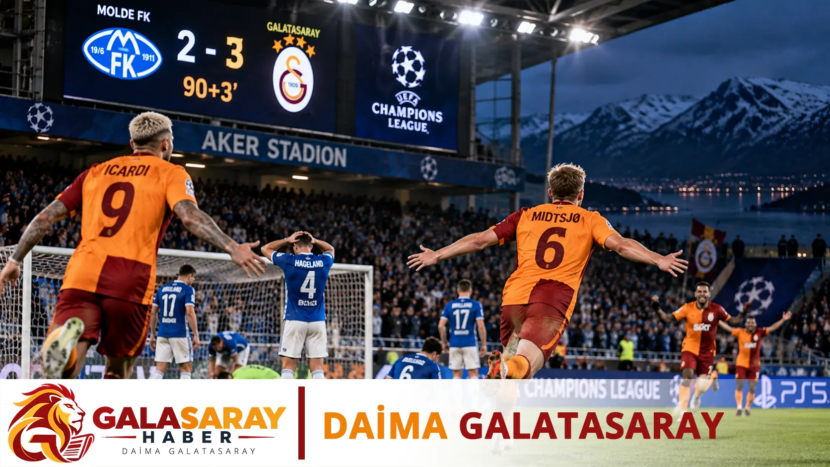 Molde 2-3 Galatasaray: Icardi’nin kalitesi, Midtsjö’nün golü ve rövanşın dersi
