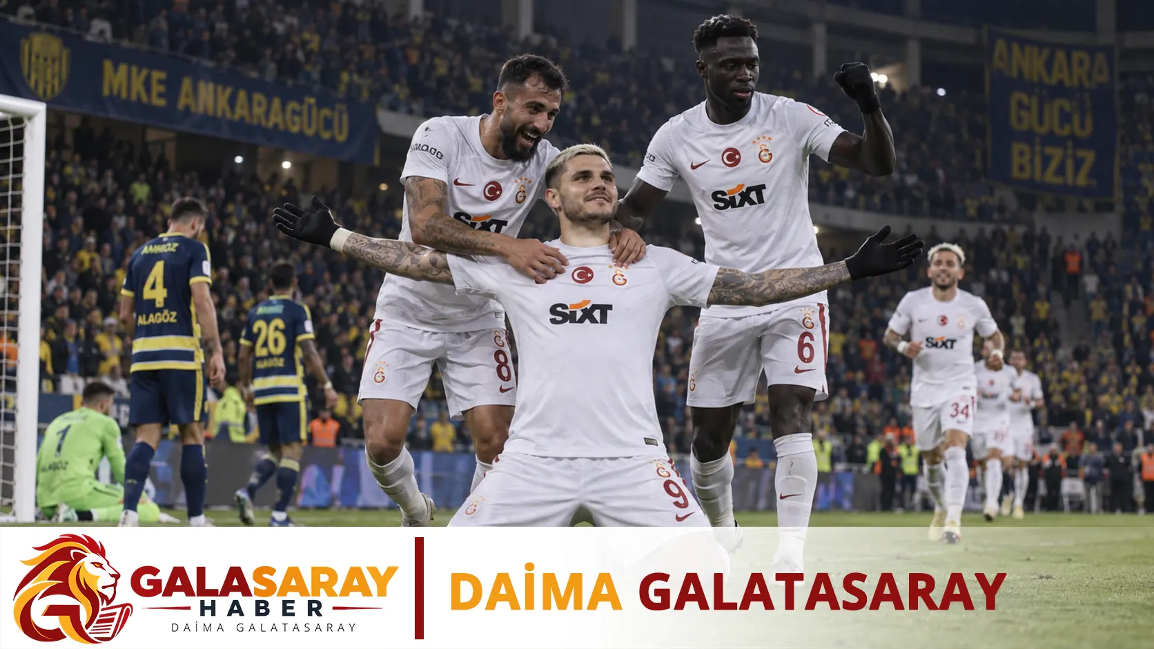 Galatasaray Ankara’da liderliğini sürdürdü