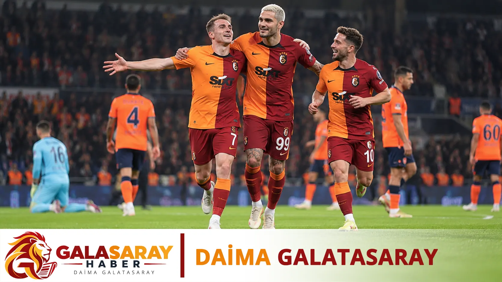 Galatasaray Başakşehir'i "Yedi"