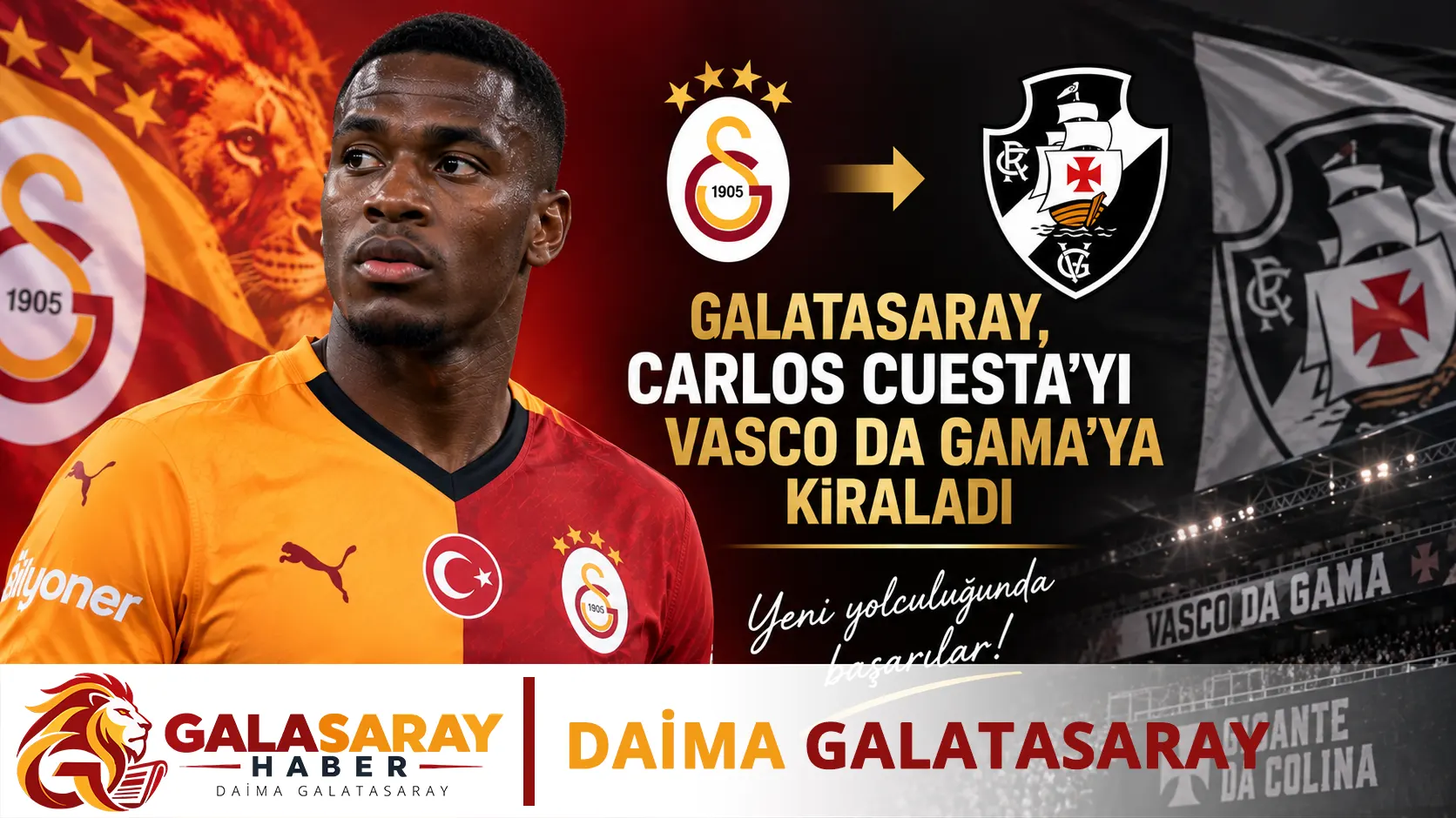 Galatasaray, Carlos Cuesta’yı Vasco da Gama’ya kiraladı