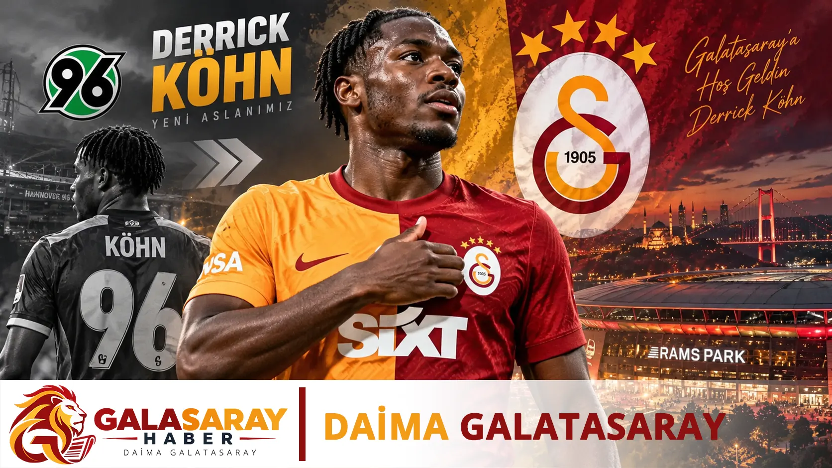 Derrick Köhn Galatasaray’da: Sol bek transferinin rakamları ve saha beklentisi