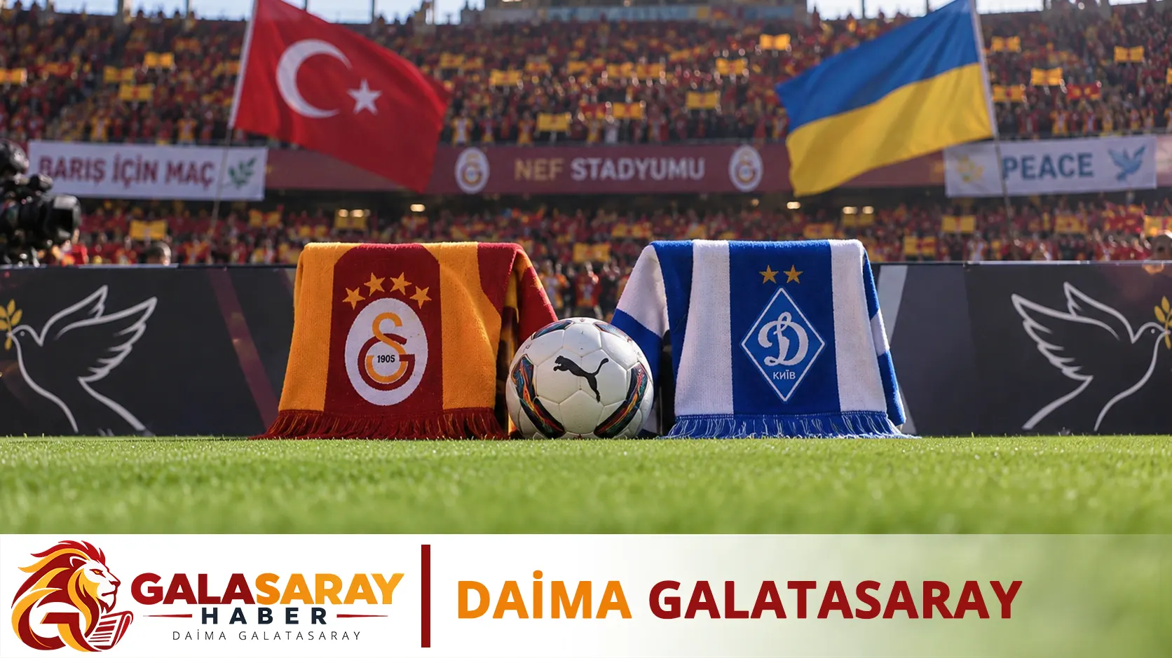 Galatasaray Dinamo Kiev Maçında Kazanan ''BARIŞ'' Oldu