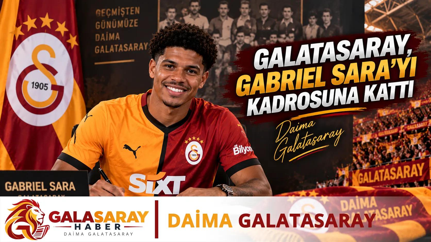 Galatasaray, Gabriel Sara'yı kadrosuna kattı
