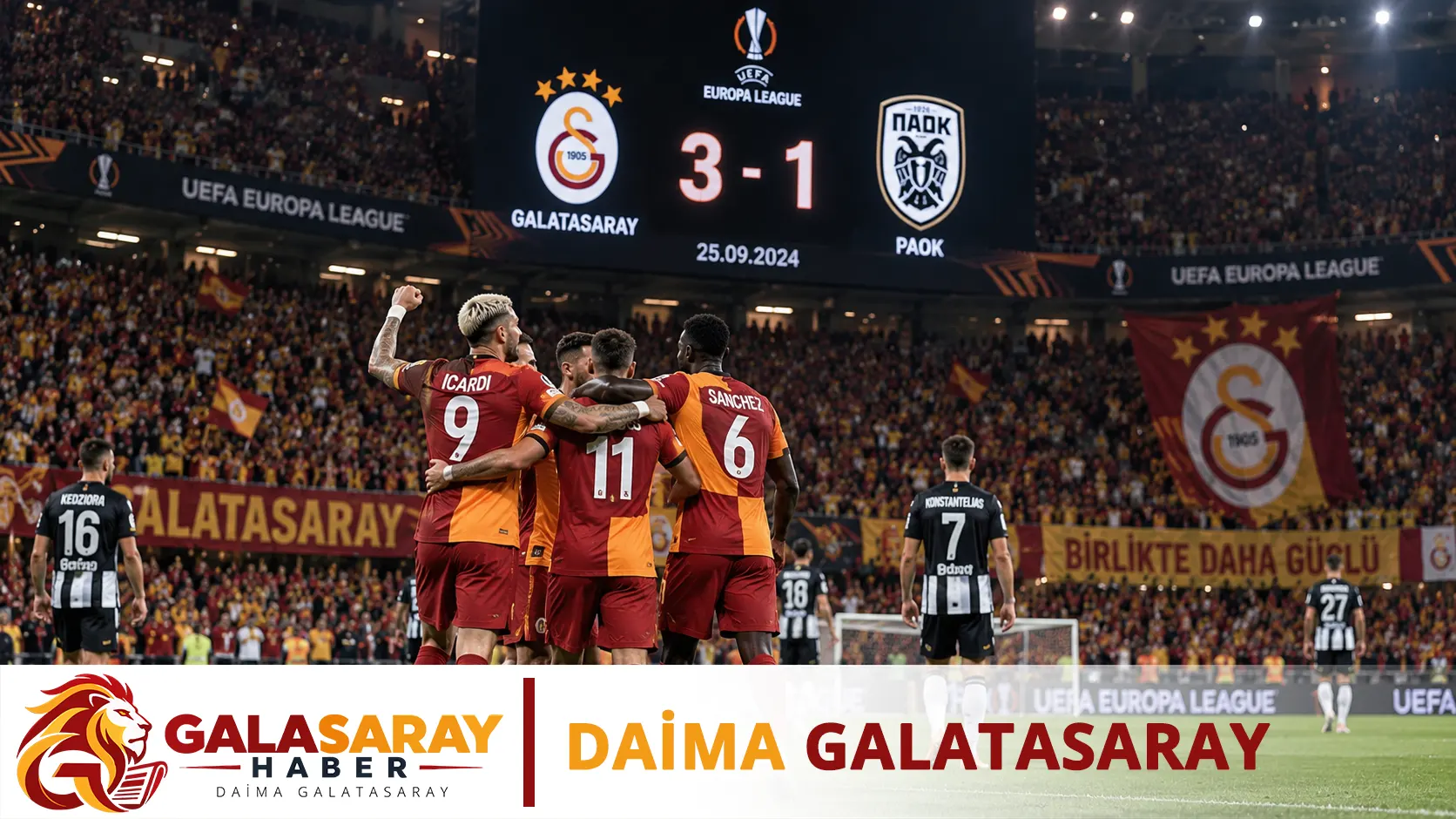 Galatasaray galibiyetle başladı