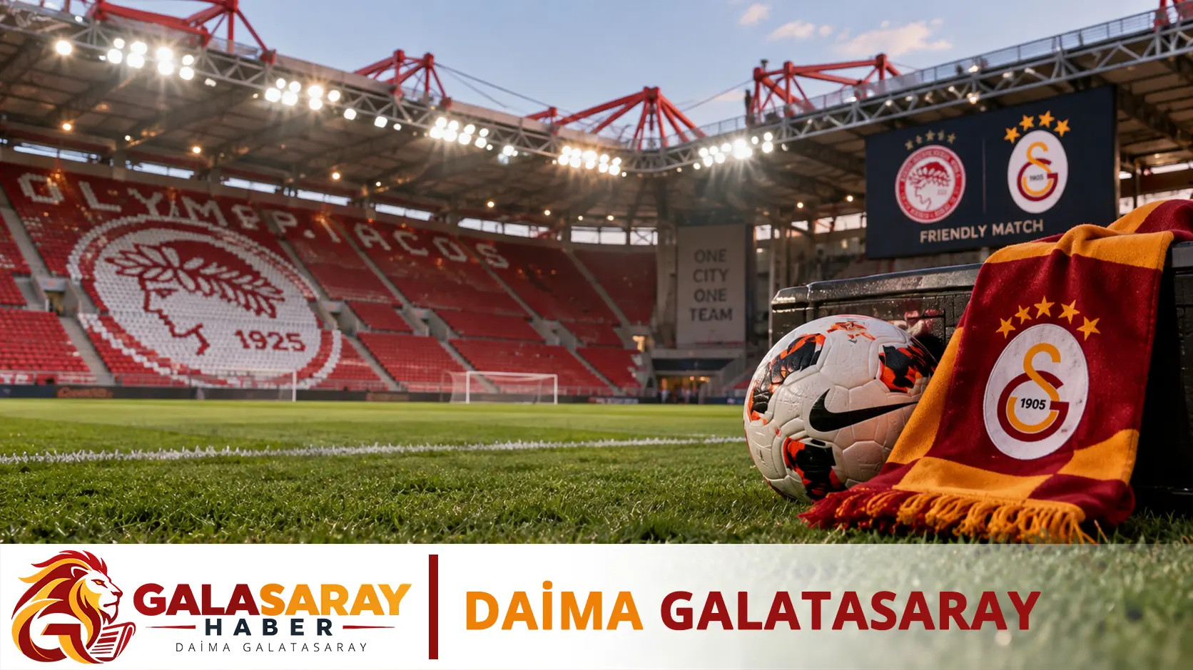 Galatasaray, hazırlık maçında Olympiakos'a konuk olacak