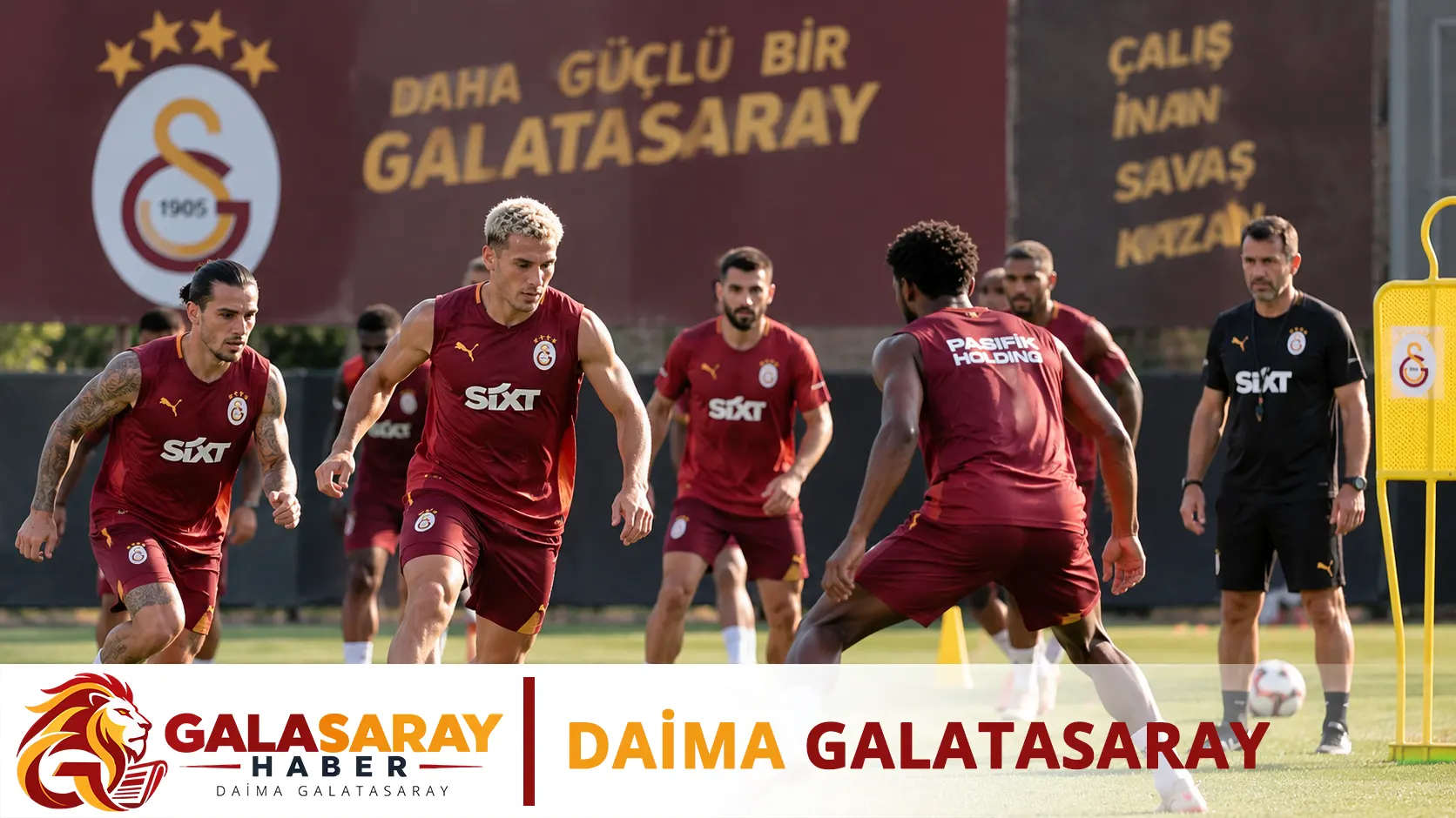 Galatasaray, Kasımpaşa maçının hazırlıklarını sürdürdü