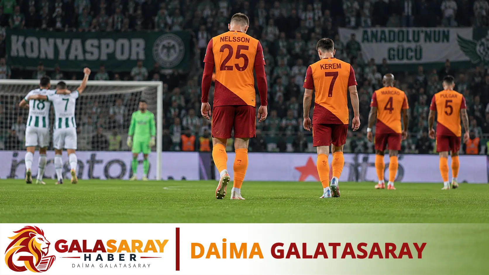 Galatasaray Konyaspor'a 2 Golle Mağlup Oldu