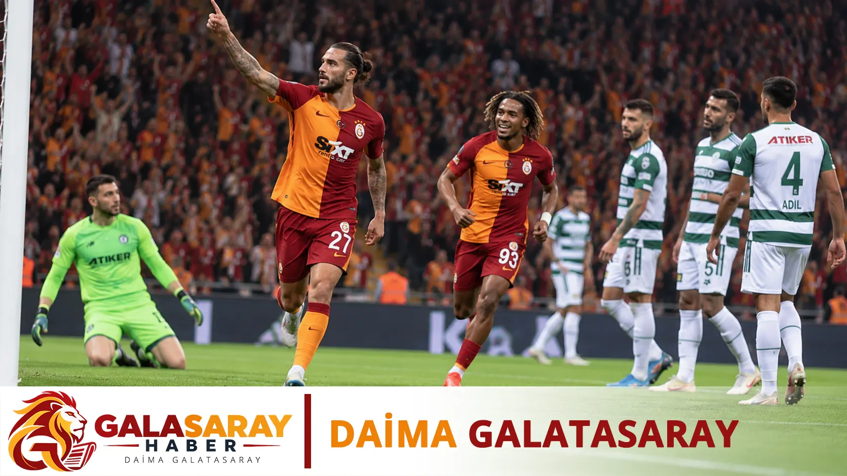 Galatasaray Konyaspor'u İki Golle Geçti