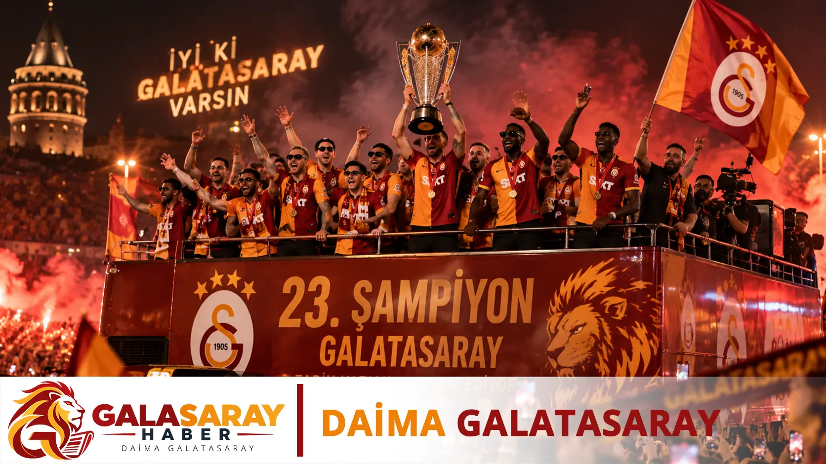 Galatasaray kupayı kaldırdı