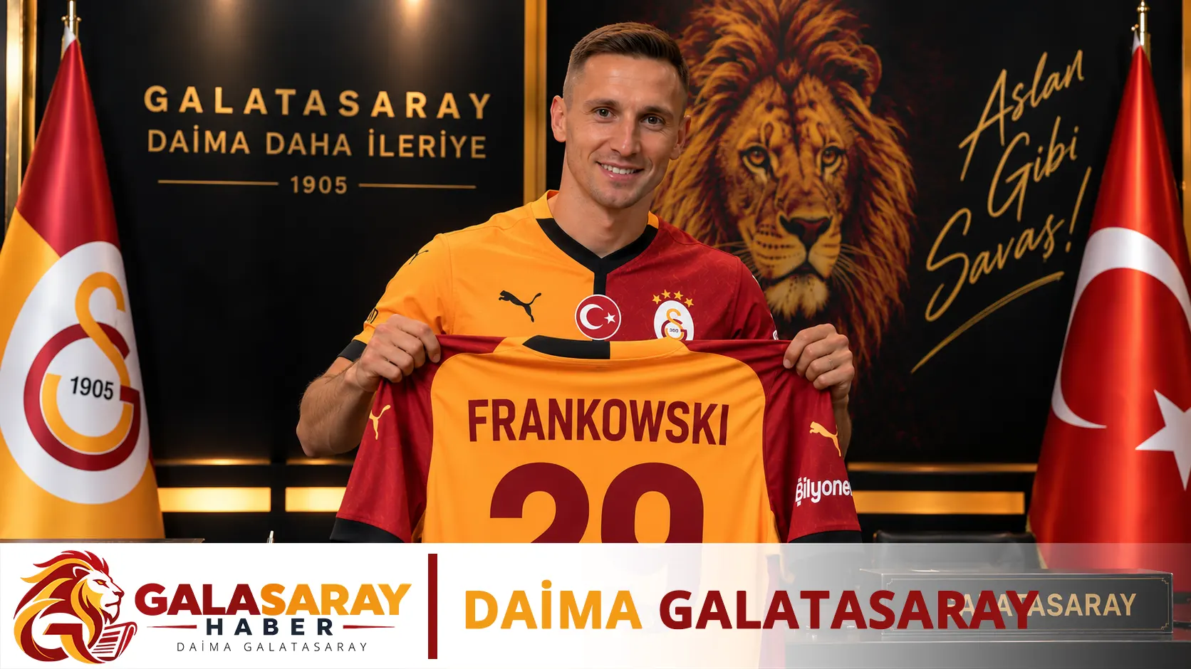 Galatasaray, Przemyslaw Frankowski'yi açıkladı