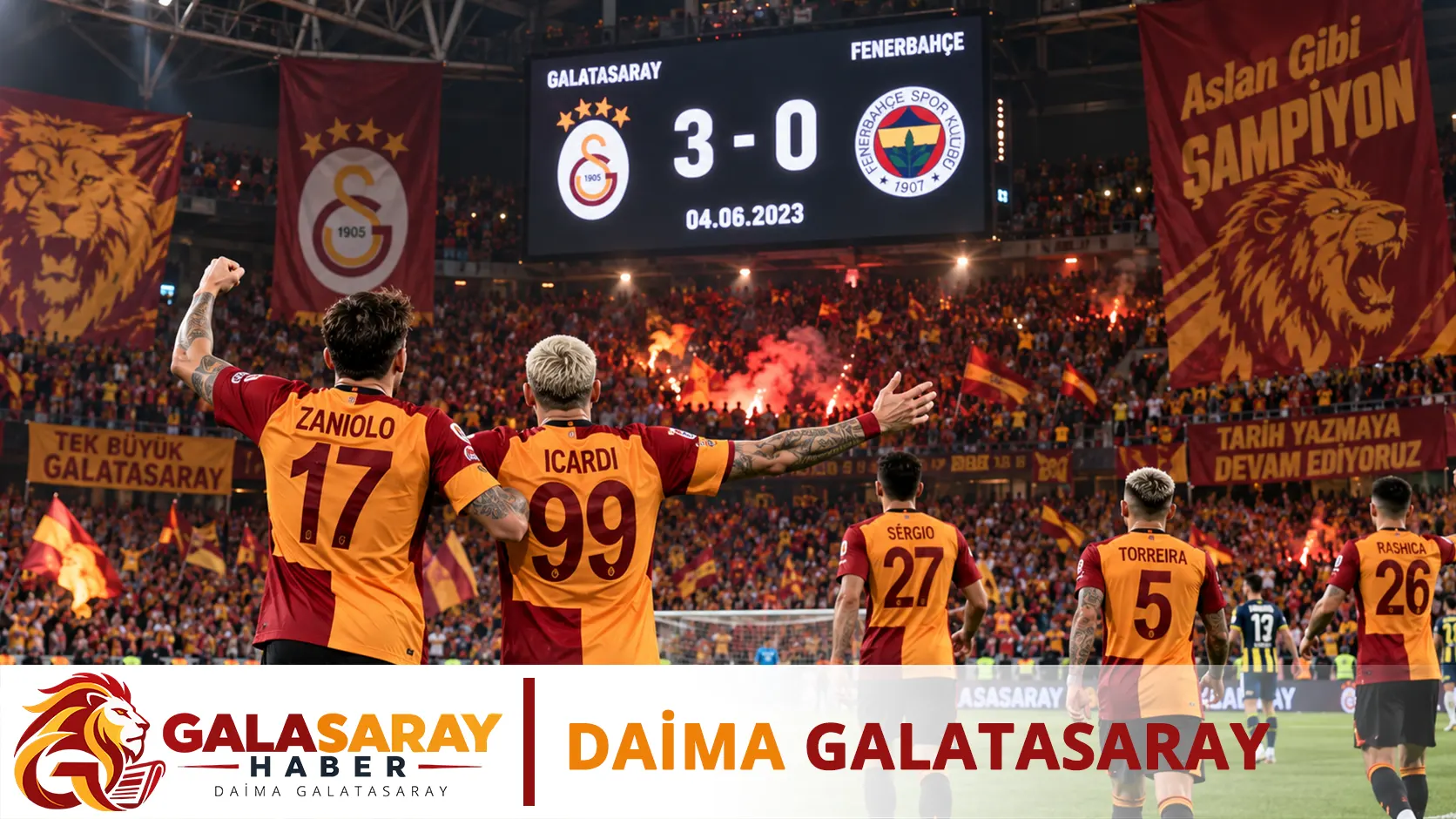 Galatasaray 3-0 Fenerbahçe: Şampiyonun Derbiye Koyduğu Son İmza