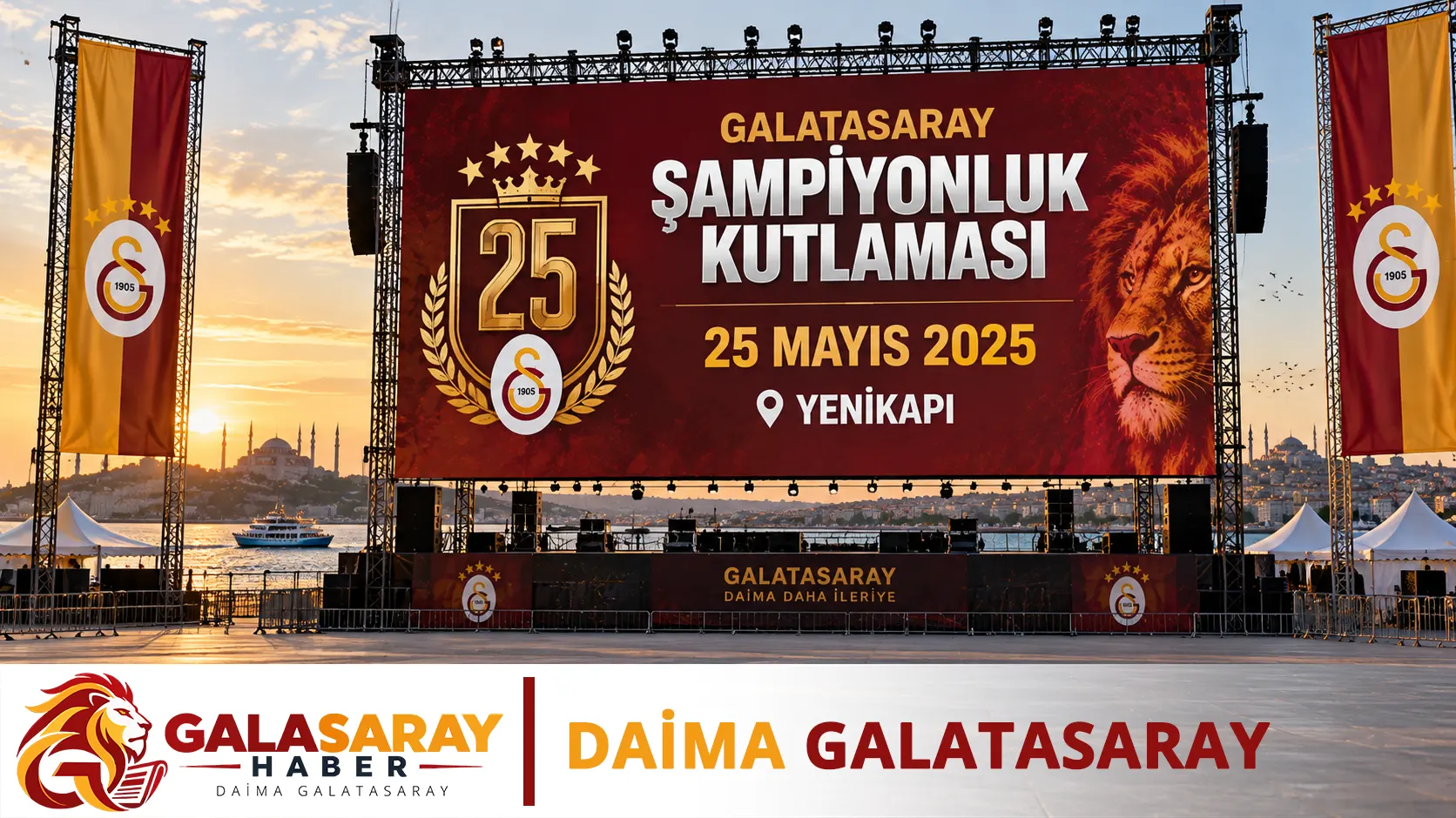 Galatasaray, şampiyonluk kutlamasının yerini ve tarihini açıkladı