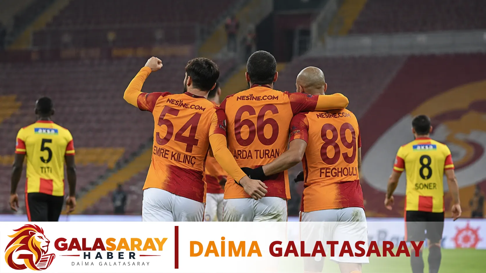 Galatasaray üç golle kazandı