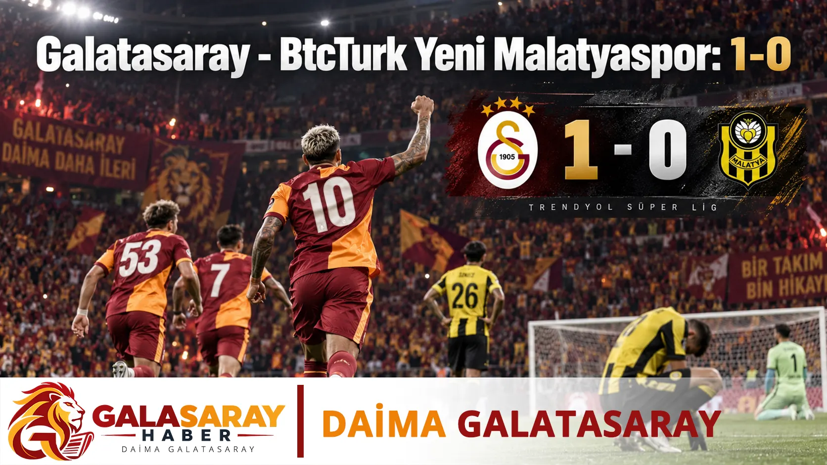 Galatasaray 1-0 Yeni Malatyaspor: Adem’in golü, kaçan fırsatlar ve altıncı galibiyet