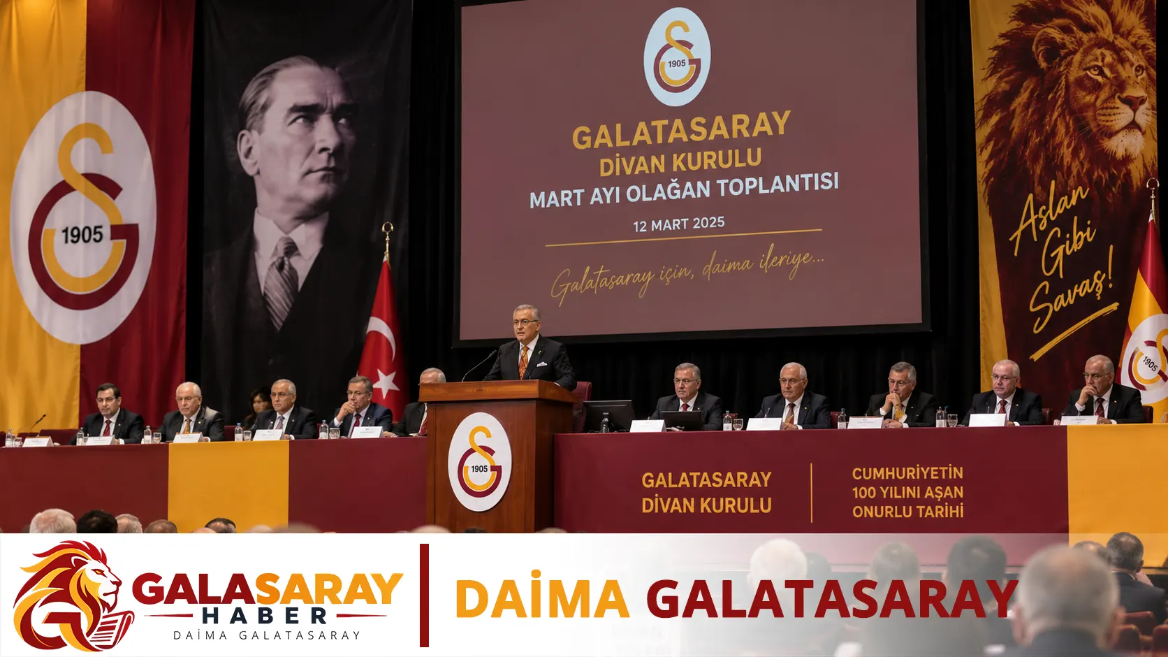 Galatasaray'da Divan Kurulu mart ayı olağan toplantısı gerçekleştirildi