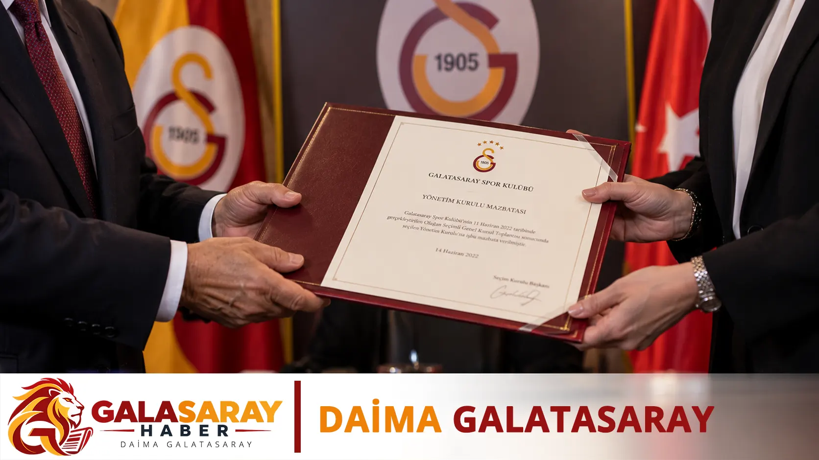 Dursun Özbek Mazbatasını Aldı: Yeni Dönemin İlk Sınavı Güven ve Birlikte Çalışma