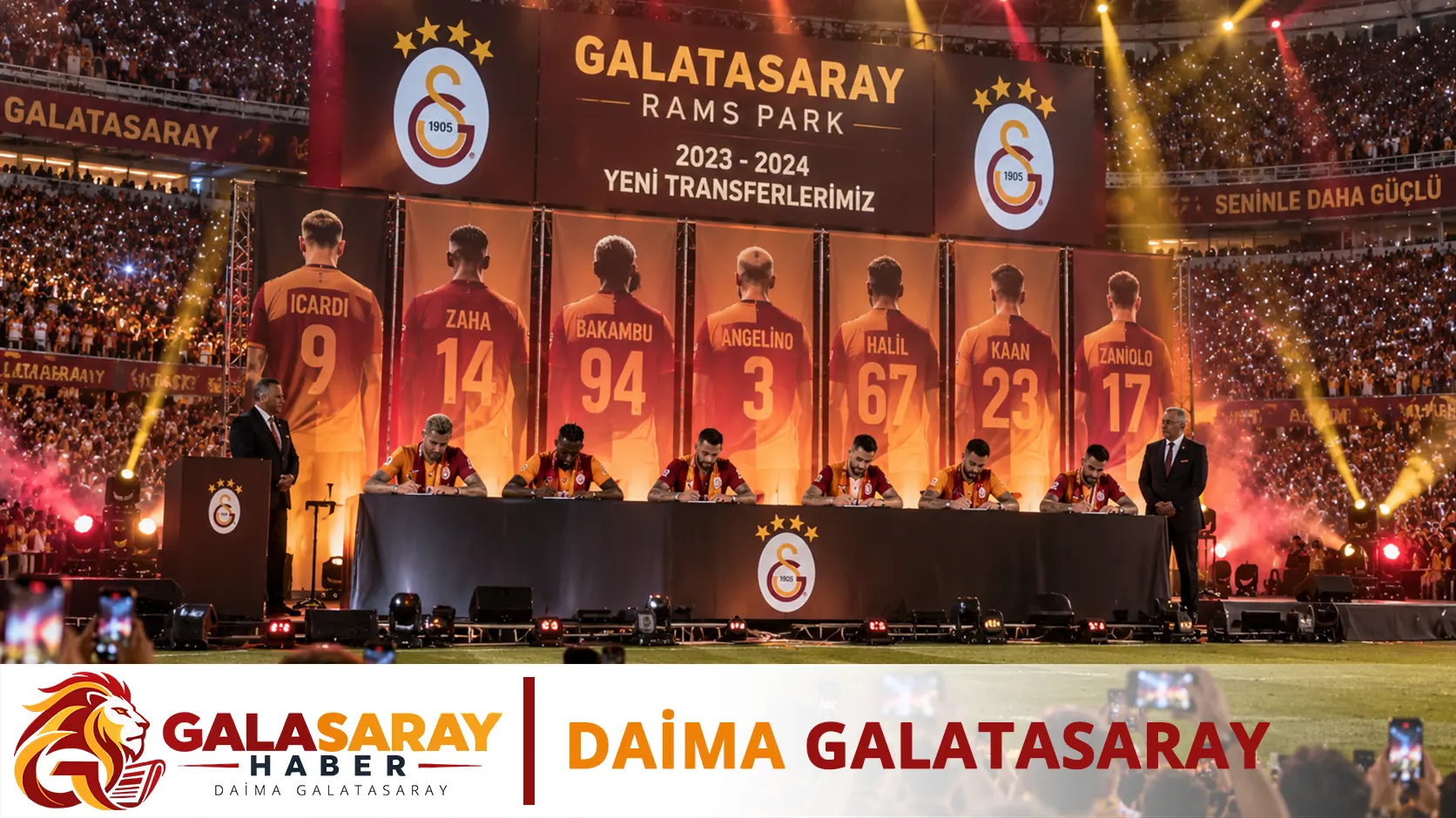 Rams Park’ta imza gecesi: Galatasaray’ın yıldızları ve yeni sezonun hesabı