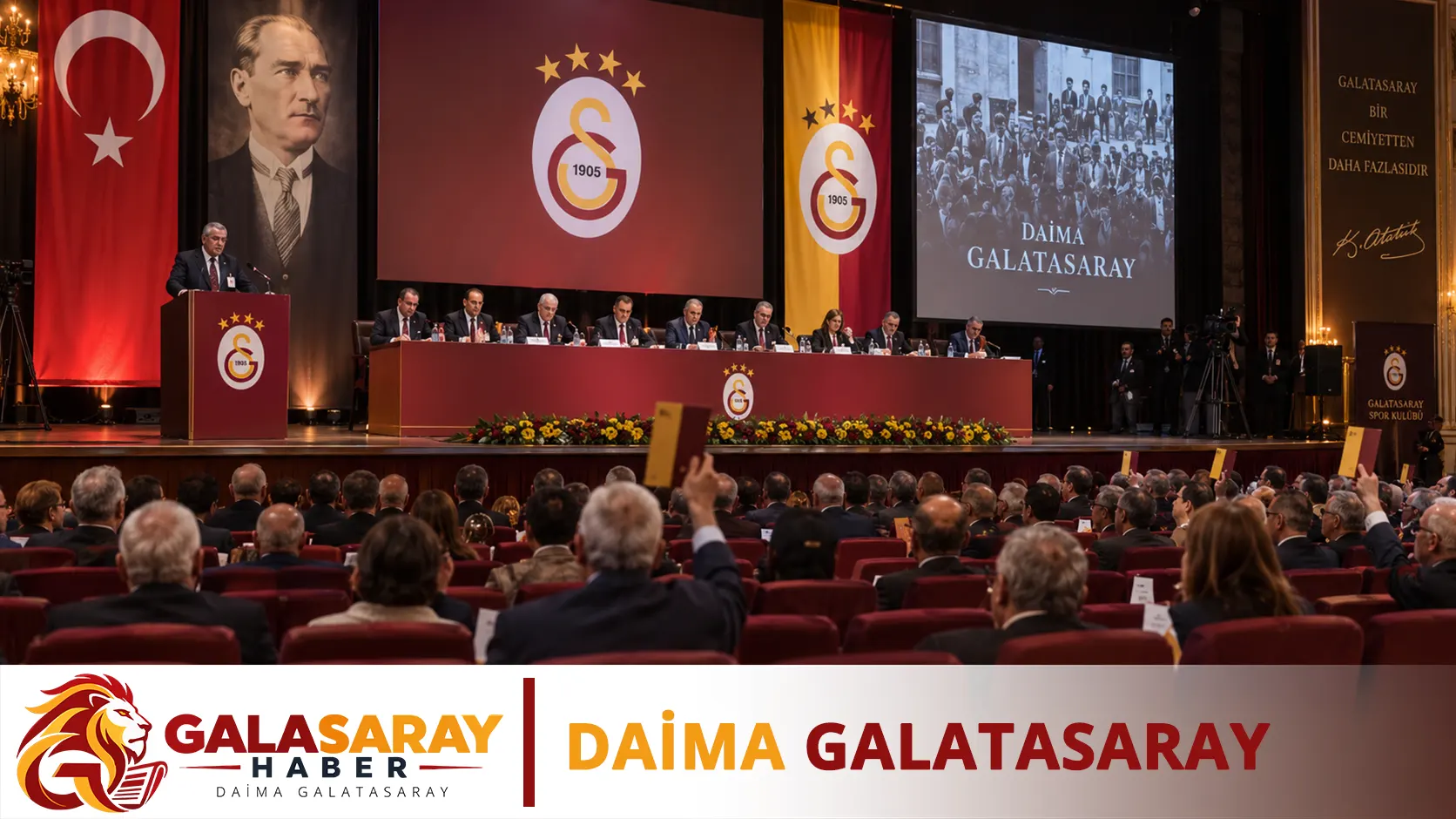 Galatasaray'da yıllık olağan genel kurul toplantısı gerçekleştirildi