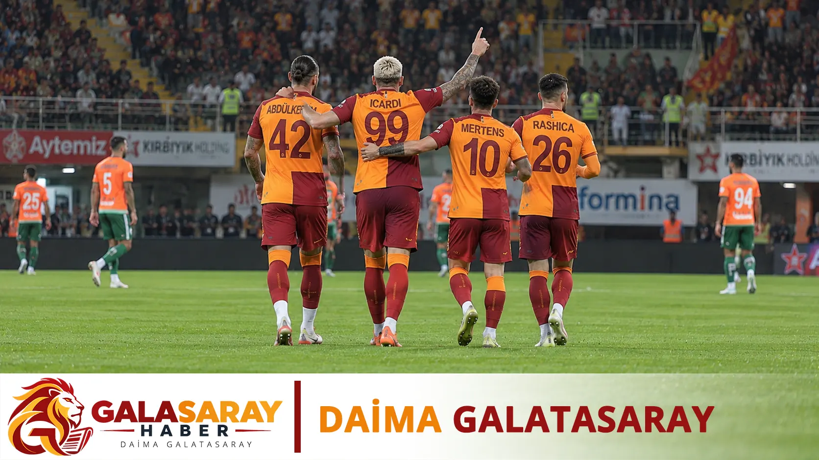 Galatasaray'dan Deplasmanda 4 Gollü Galibiyet