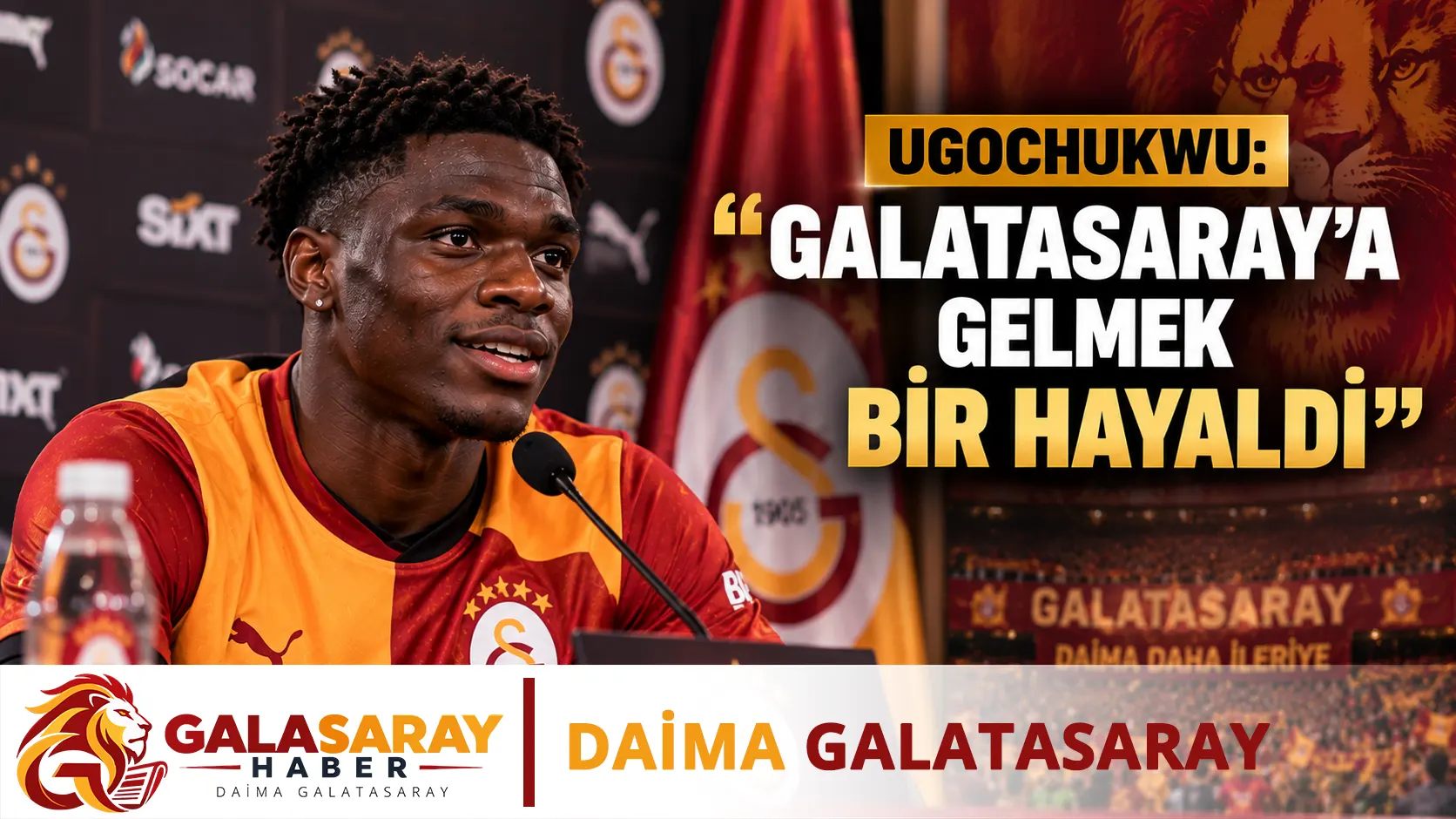 Galatasaray'ın yeni transferi Ugochukwu: Galatasaray'a gelmek bir hayaldi