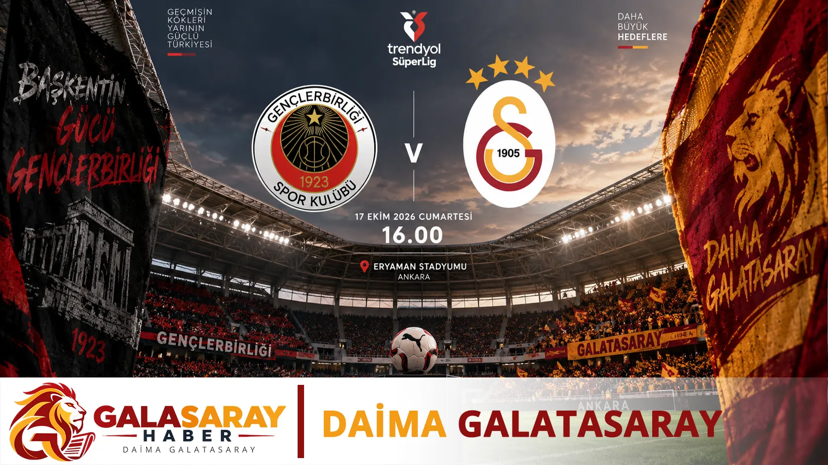 Gençlerbirliği - Galatasaray Maç Önü: Ankara’da Liderlik ve Denge Sınavı