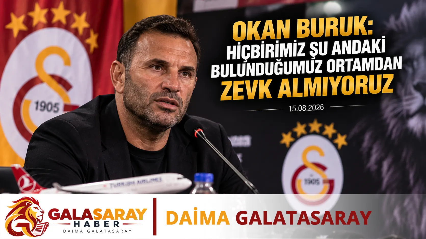 Okan Buruk: Hiçbirimiz şu andaki bulunduğumuz ortamdan zevk almıyoruz