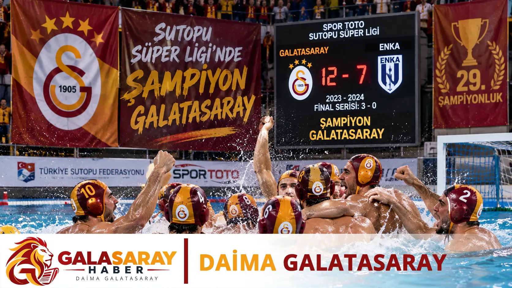 Sutopu Süper Ligi'nde şampiyon Galatasaray
