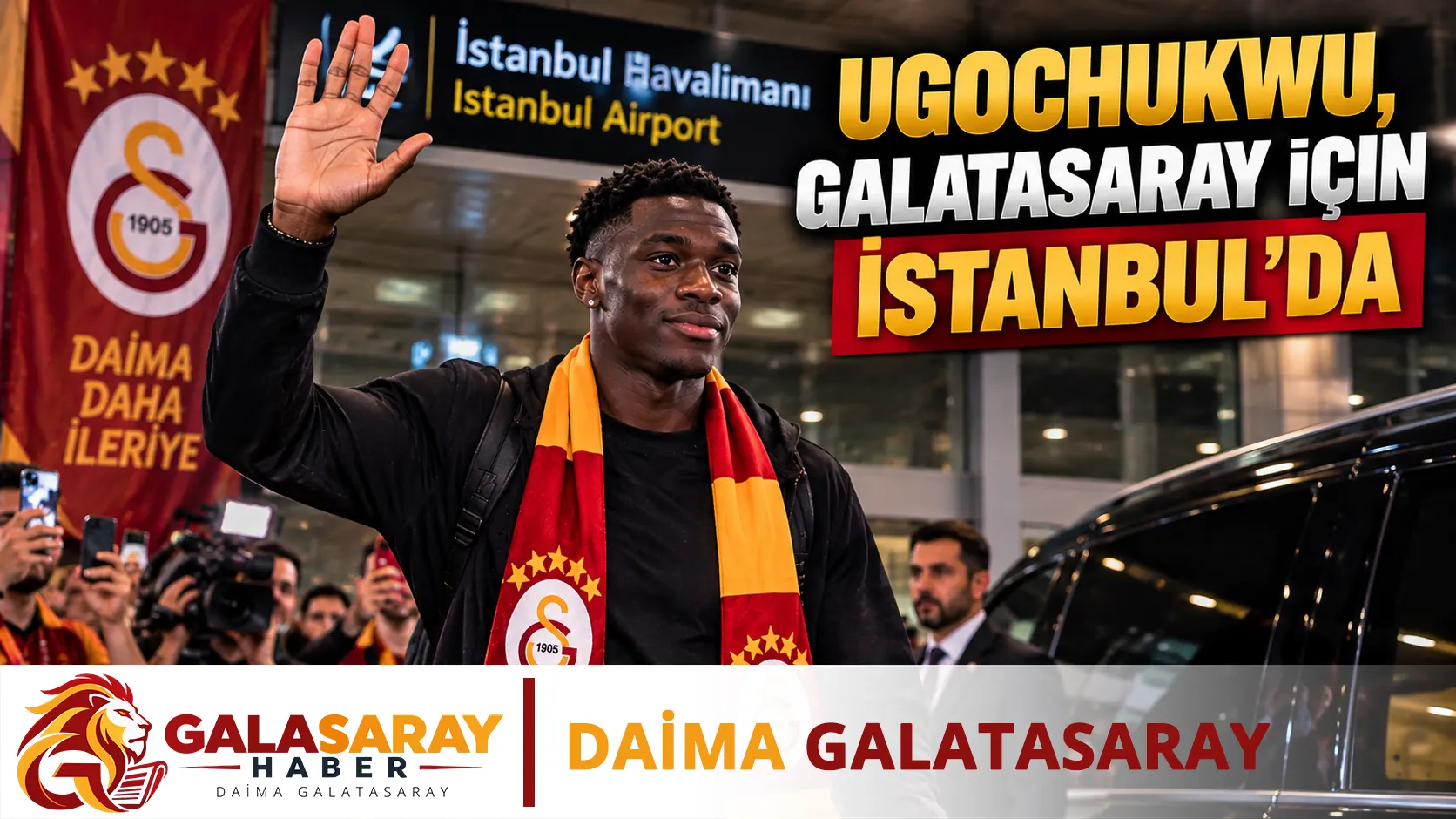 Ugochukwu, Galatasaray için İstanbul'da