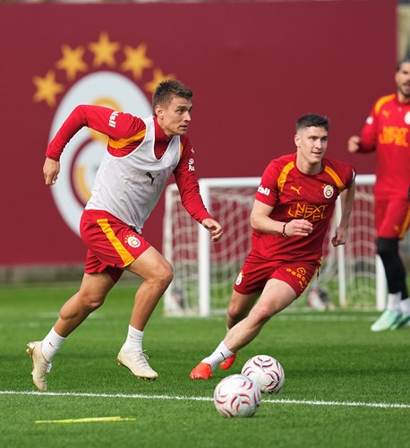 Galatasaray derbi hazırlıklarından antrenman karesi 3