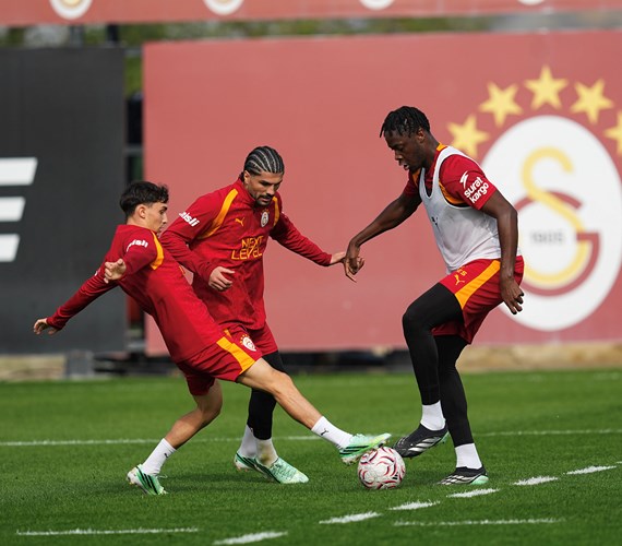 Galatasaray derbi hazırlıklarından antrenman karesi 7