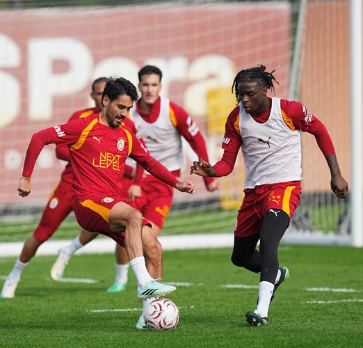 Galatasaray derbi hazırlıklarından antrenman karesi 8