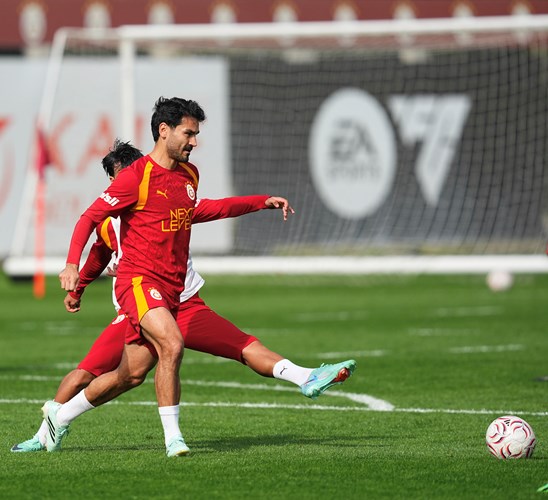 Galatasaray derbi hazırlıklarından antrenman karesi 9
