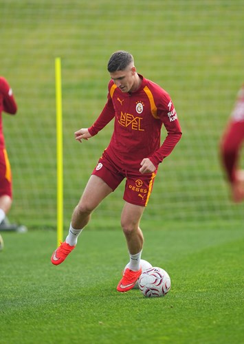 Galatasaray derbi hazırlıklarından antrenman karesi 10