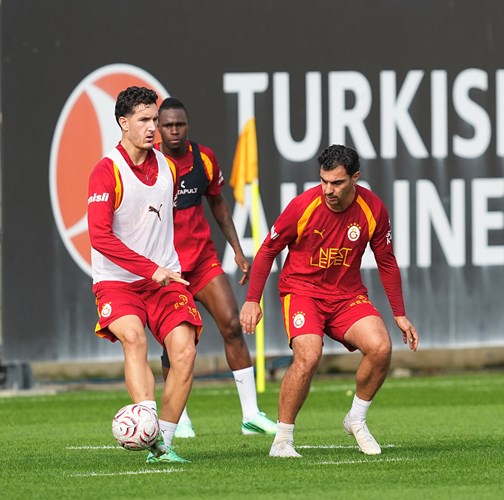 Galatasaray derbi hazırlıklarından antrenman karesi 11