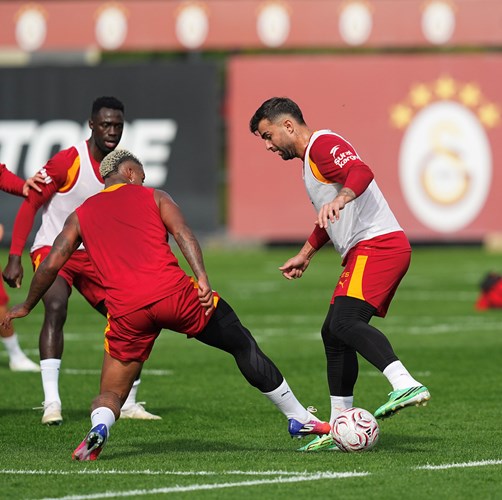 Galatasaray derbi hazırlıklarından antrenman karesi 14