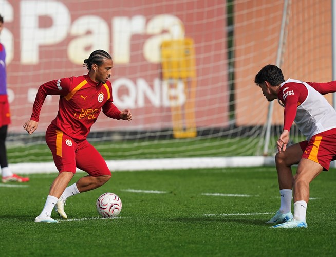 Galatasaray derbi hazırlıklarından antrenman karesi 18