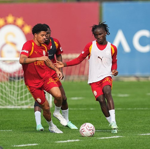 Galatasaray derbi hazırlıklarından antrenman karesi 22